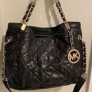 Michael Kors Susannah Medium Quilted Satchel Tote